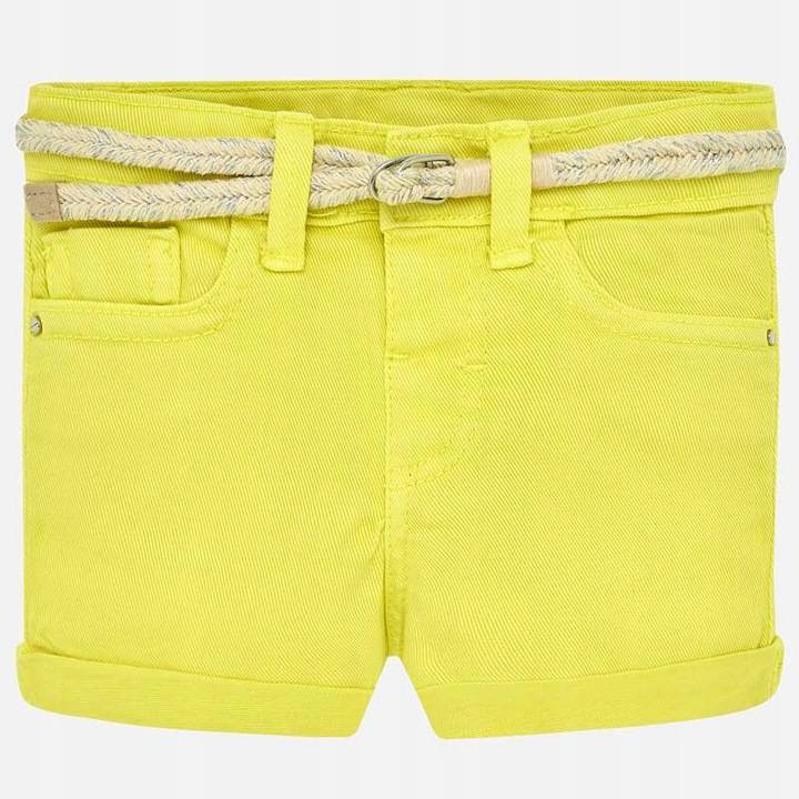 

Spodenki Mayoral żółty bermudy pasek gumka r.80