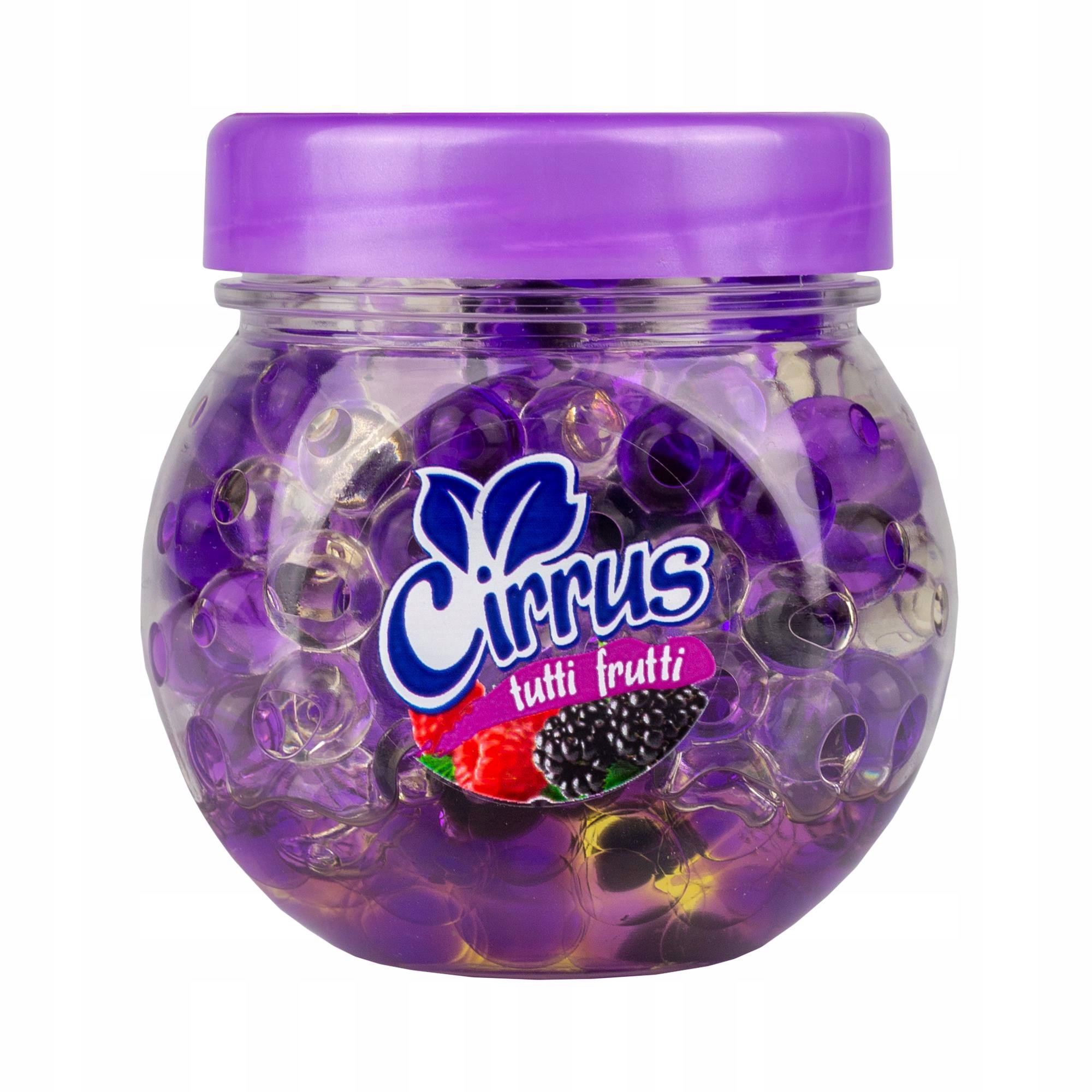 

Cirrus Odświeżacz w żelu kuleczki 150g tutti frutt