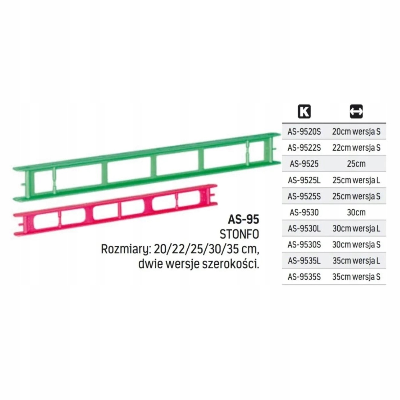 Drabinka do zestawów zawodnicza 30cm STONFO Stan opakowania oryginalne