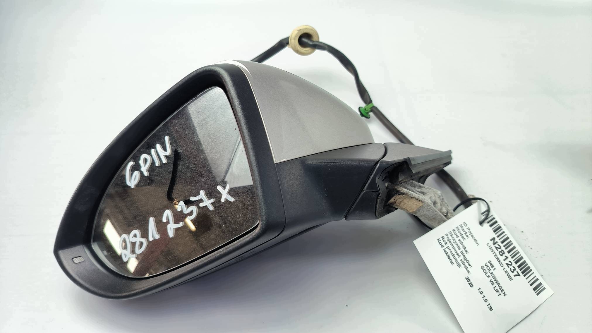 mirror left LB7W VOLKSWAGEN GOLF VII LIFT 6 PIN