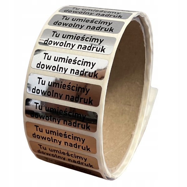 Гарантийное уплотнение серебряная пустота 35 * 9 мм - 500 шт