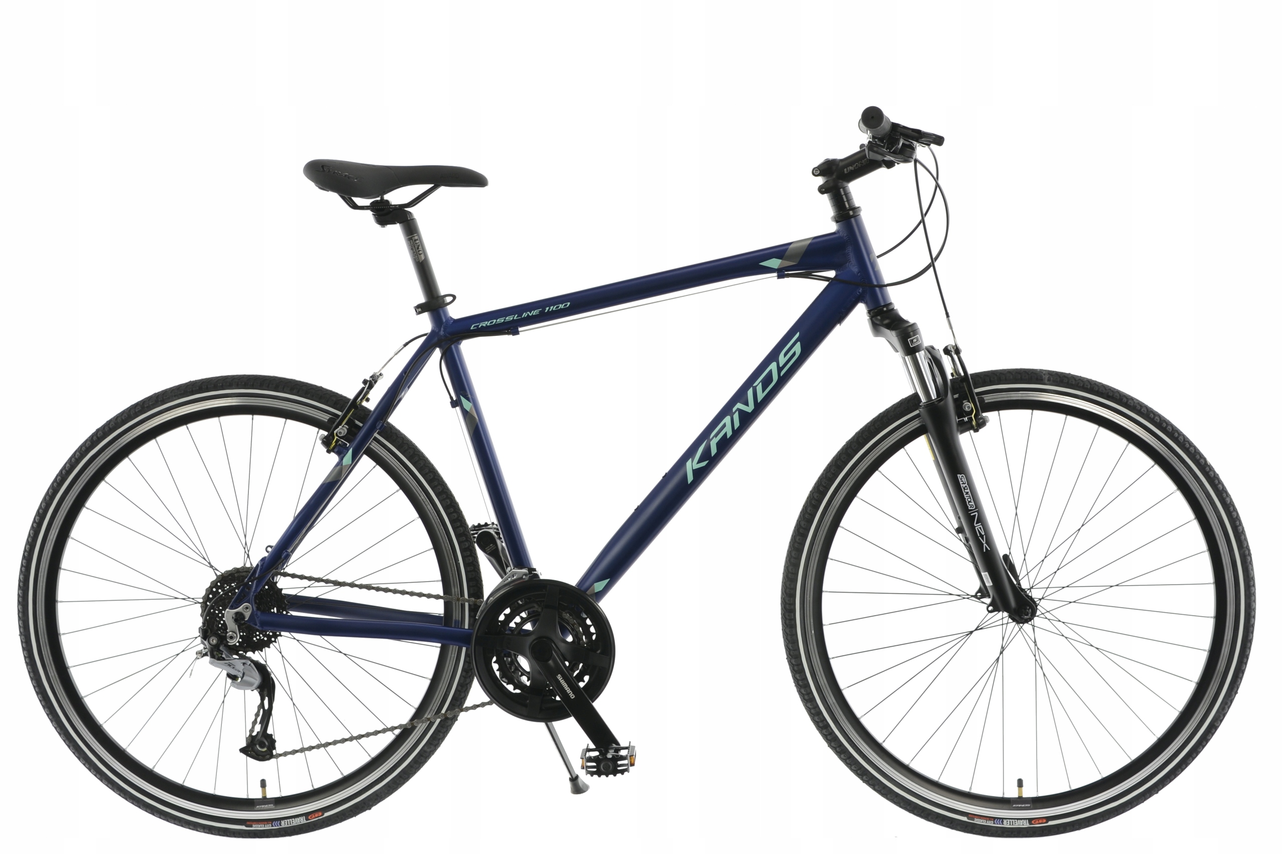 Rower crossowy Kands Crossline 1100 rama 19 cali koło 28 " niebieski