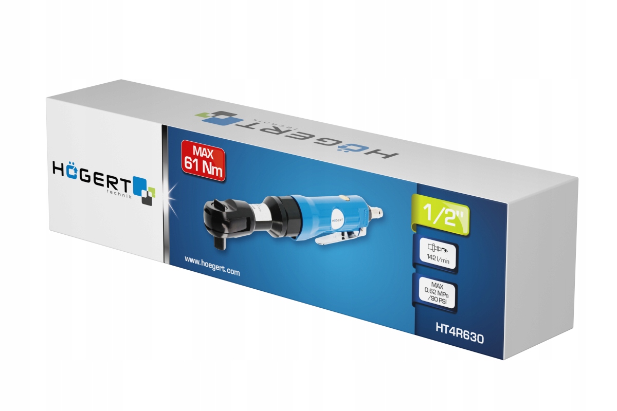 GRZECHOTKA PNEUMATYCZNA 1/2” HOGERT 61NM HT4R630 Marka Hoegert Technik