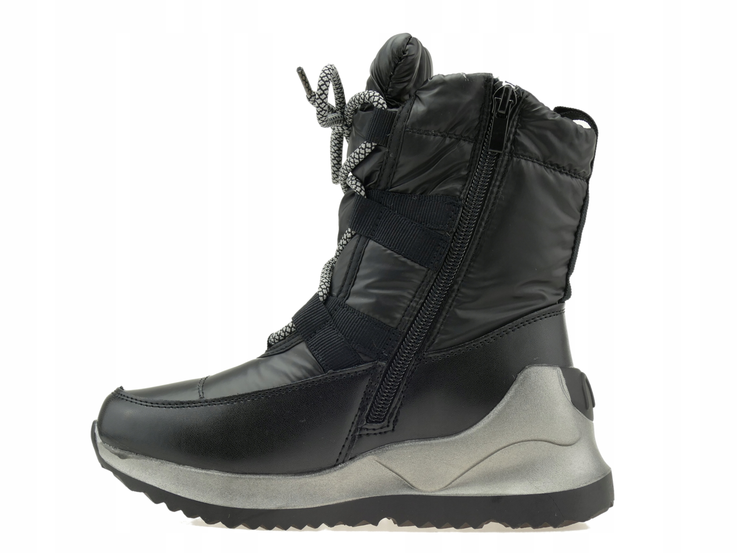 BUTY ZIMOWE DZIEWCZĘCE OCIEPLANE ŚNIEGOWCE R.34 Rozmiar (new) 34