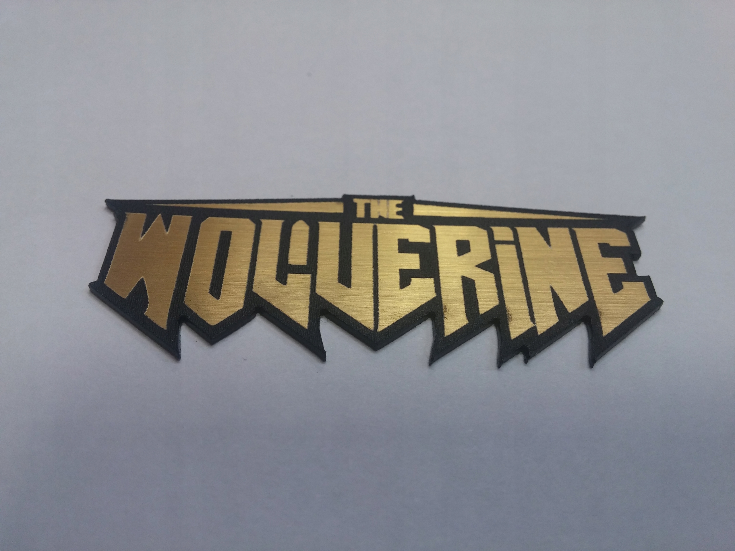 

Wolverine naklejka emblemat 60 x 23 mm *złota
