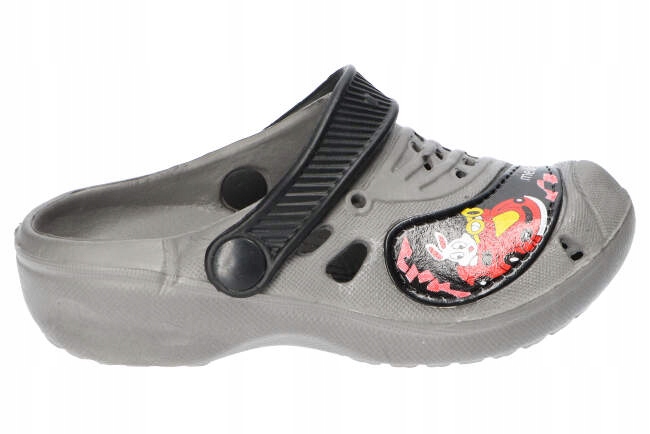 199-2 KLAPKI SANDAŁY PIANKOWE DZIECIĘCE J.SZARY 31 Długość wkładki wew. 17.9 cm