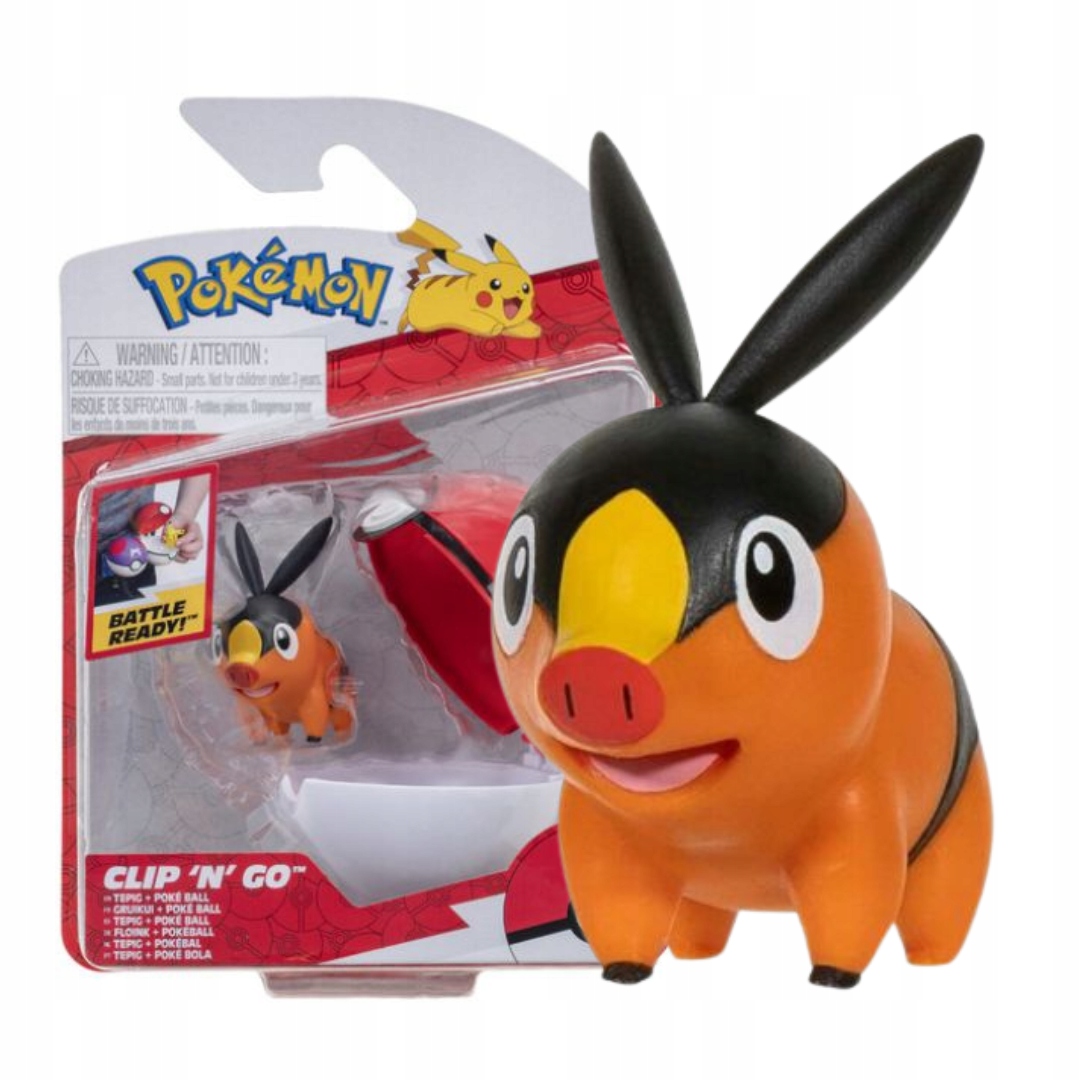 

Pokemon Clip 'n' Go Pokeball Tepig Figurka