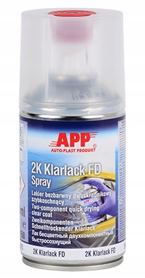 APP LAKIER BEZBARWNY UTWARDZACZ 2K SPRAY 250ml EAN (GTIN) 8059696871694