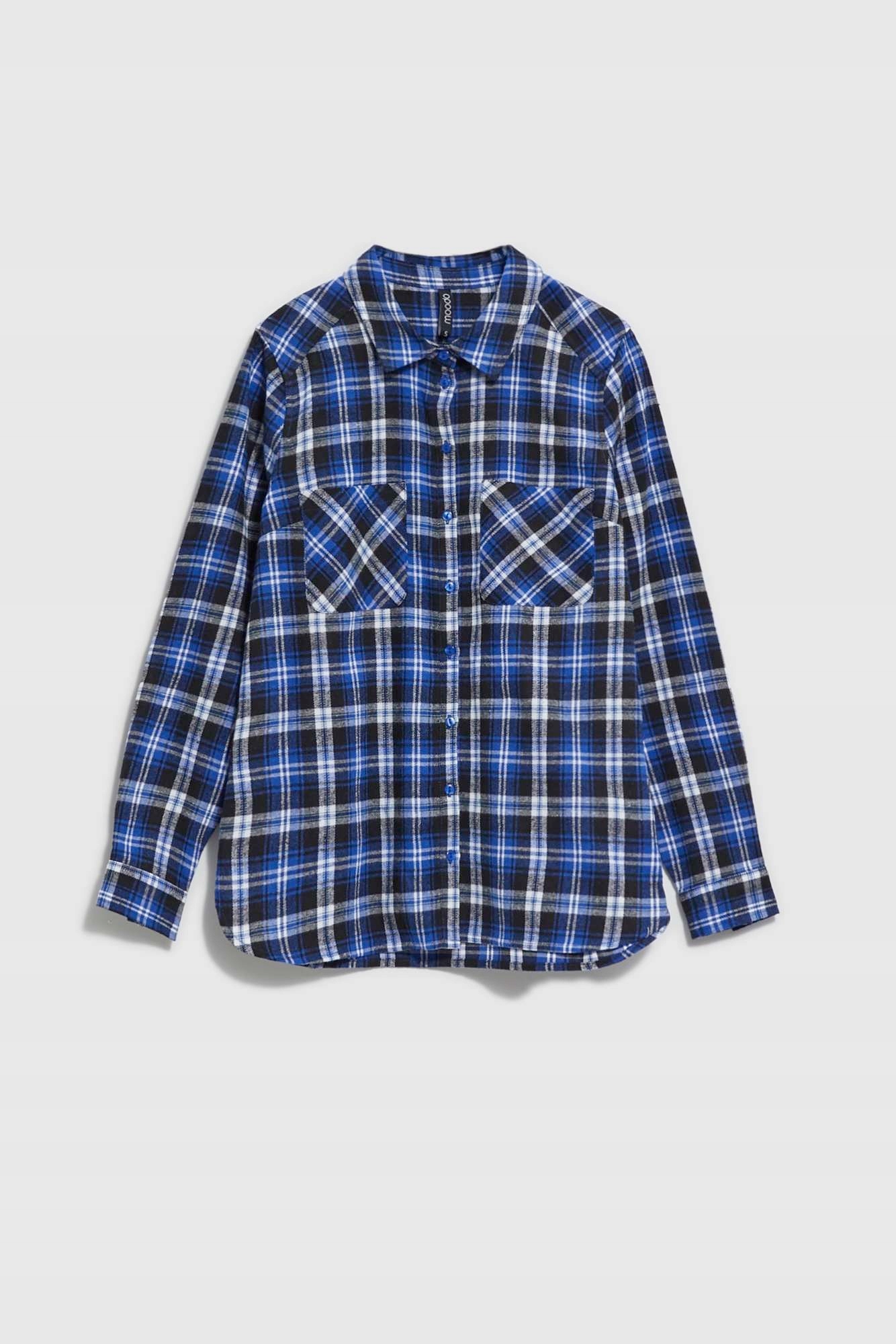 Koszula w kratę XS od MOODO Rozmiar XS