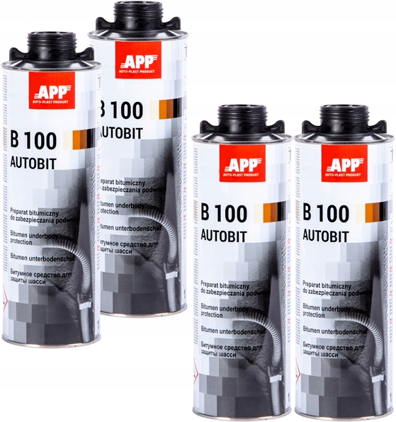 

App B100 Autobit czarny 1L Konserwacja podwozia x4