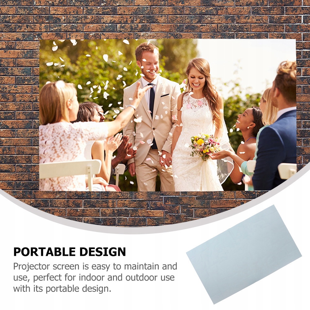 Ekran projektora zewnętrznego Ekran projektor Marka bez marki