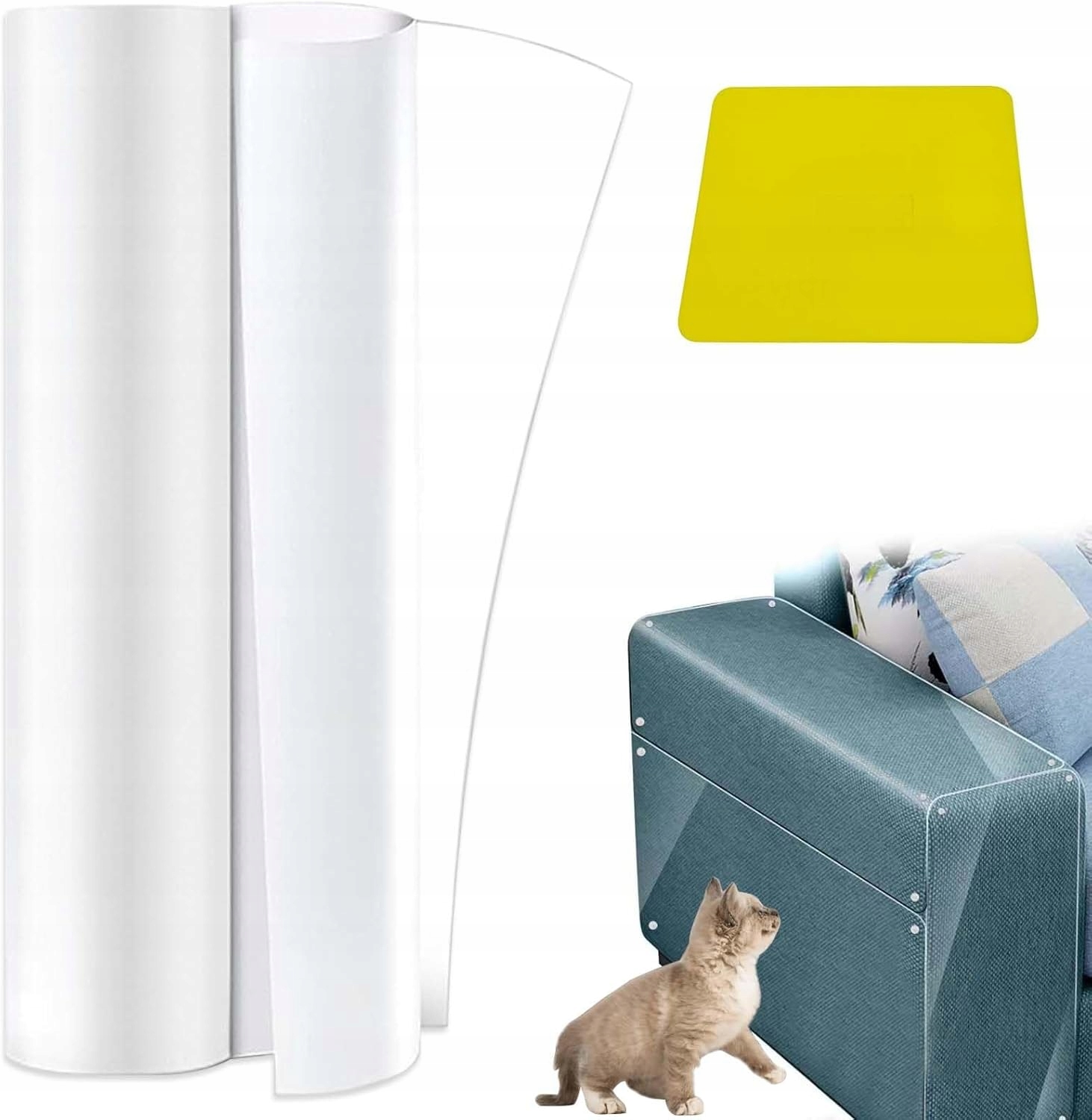 Levně Škrabací podložky Fólie Škrabadlo Na Pohovku Dveře Nábytek 500x30 499