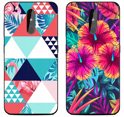 

2 x Etui Silikon Foto do Nokia 3.2 Szkło