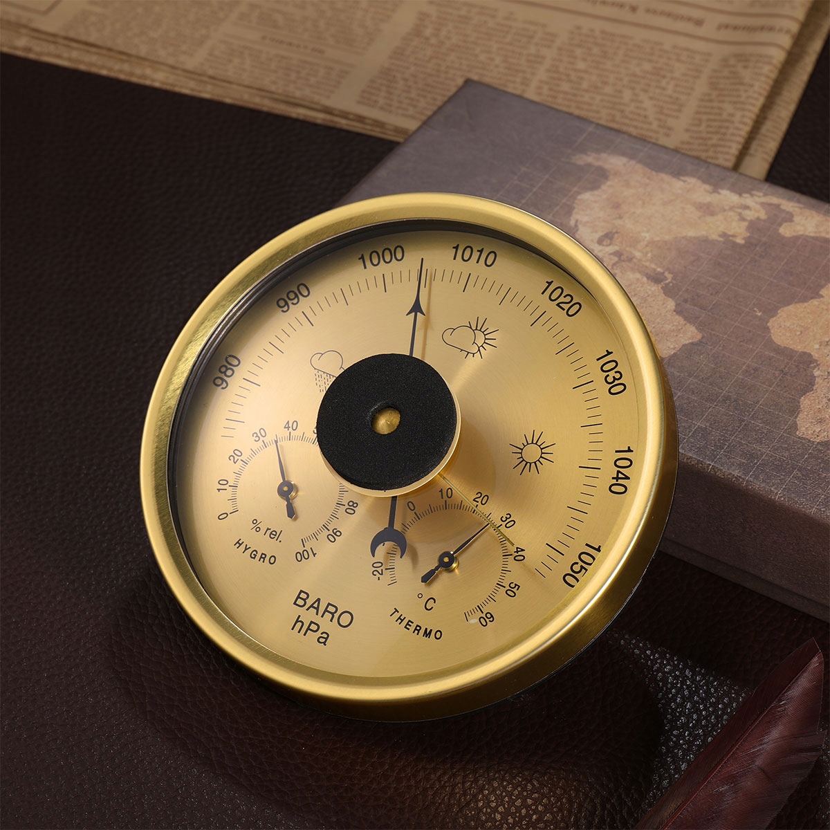 CYFROWY TERMOMETR BAROMETR HIGROMETR POGODA Marka bez marki