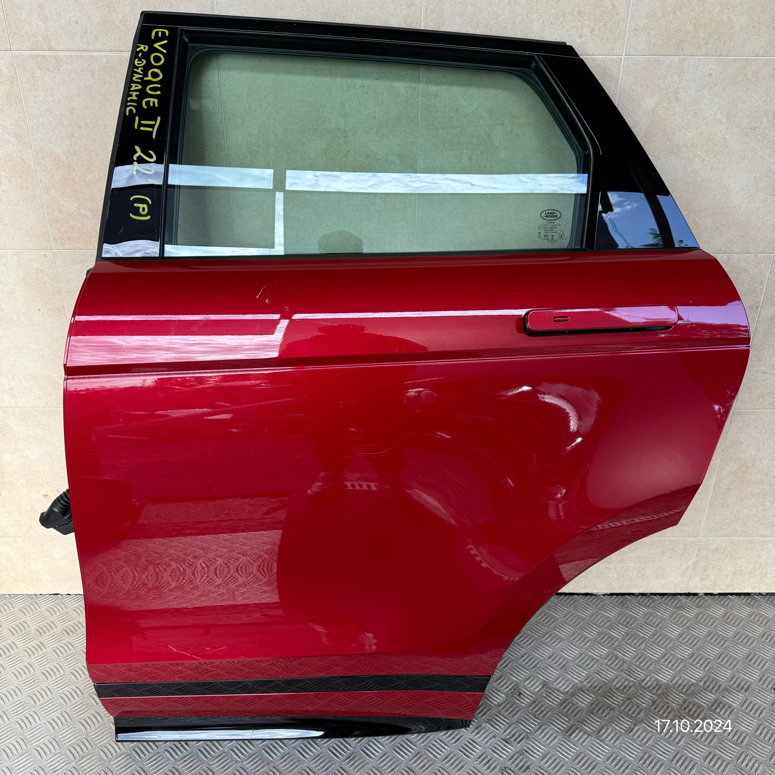 door complete rear. left RANGE ROVER EVOQUE II R-DYNAMIC 2022 ROK