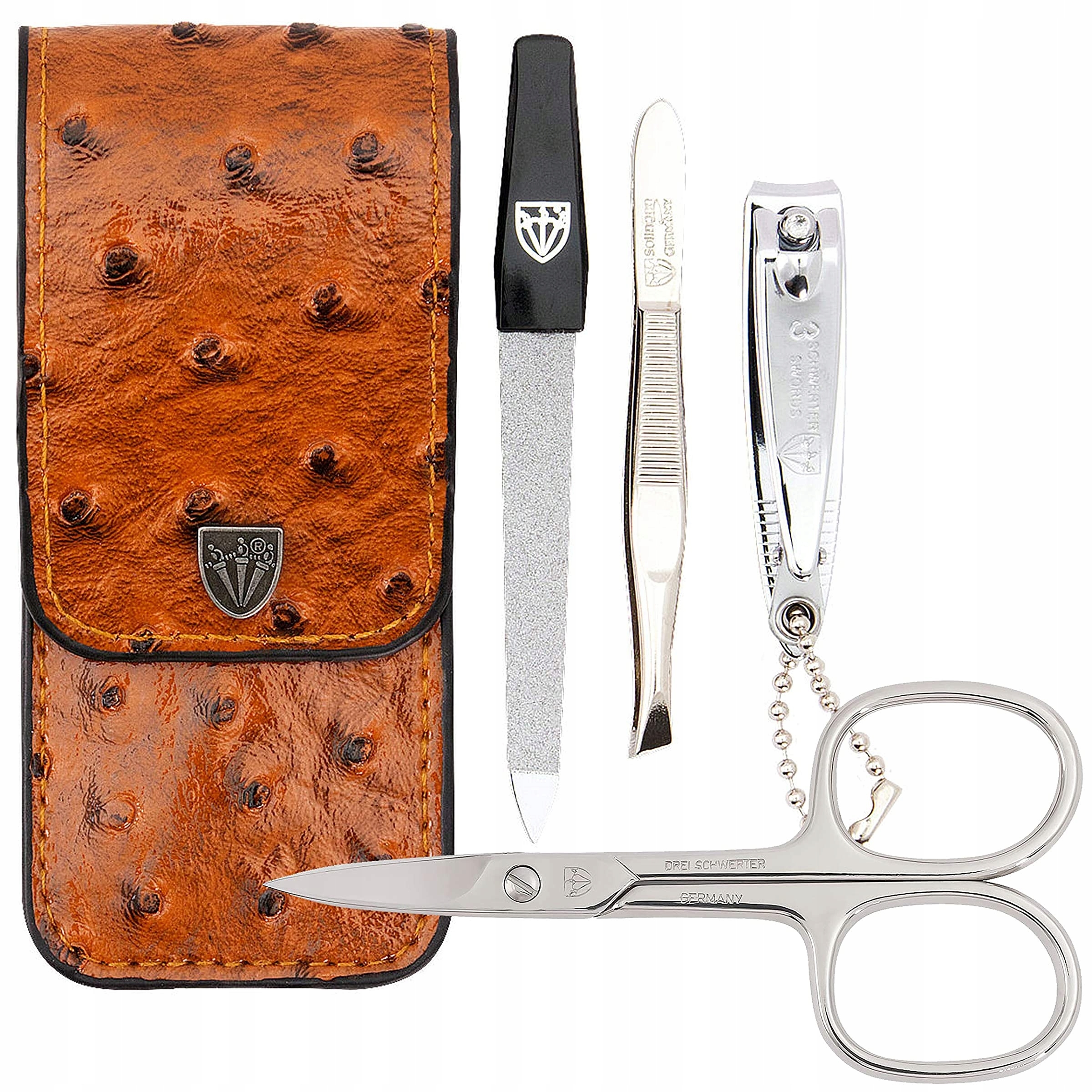 Drei Schwerter Sada na manikúru nehtů, hnědá