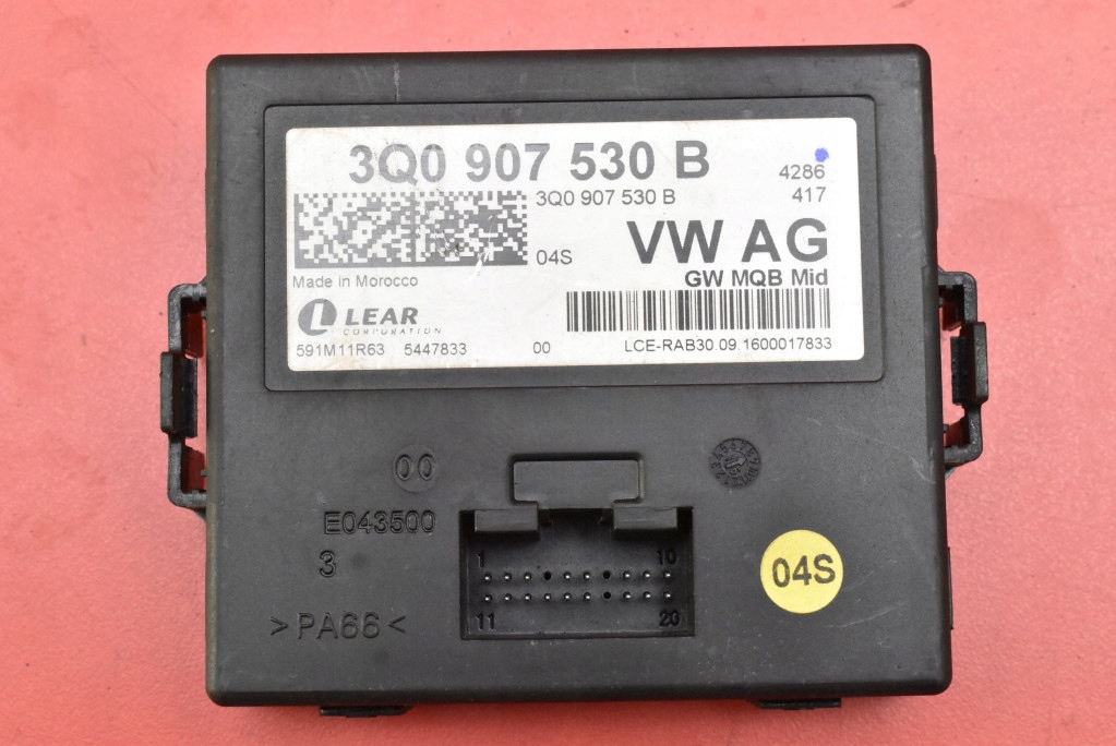 control unit module GATEWAY 3Q0907530B SKODA OCTAVIA 3 III 1.4 TSI 150 KM 13-17