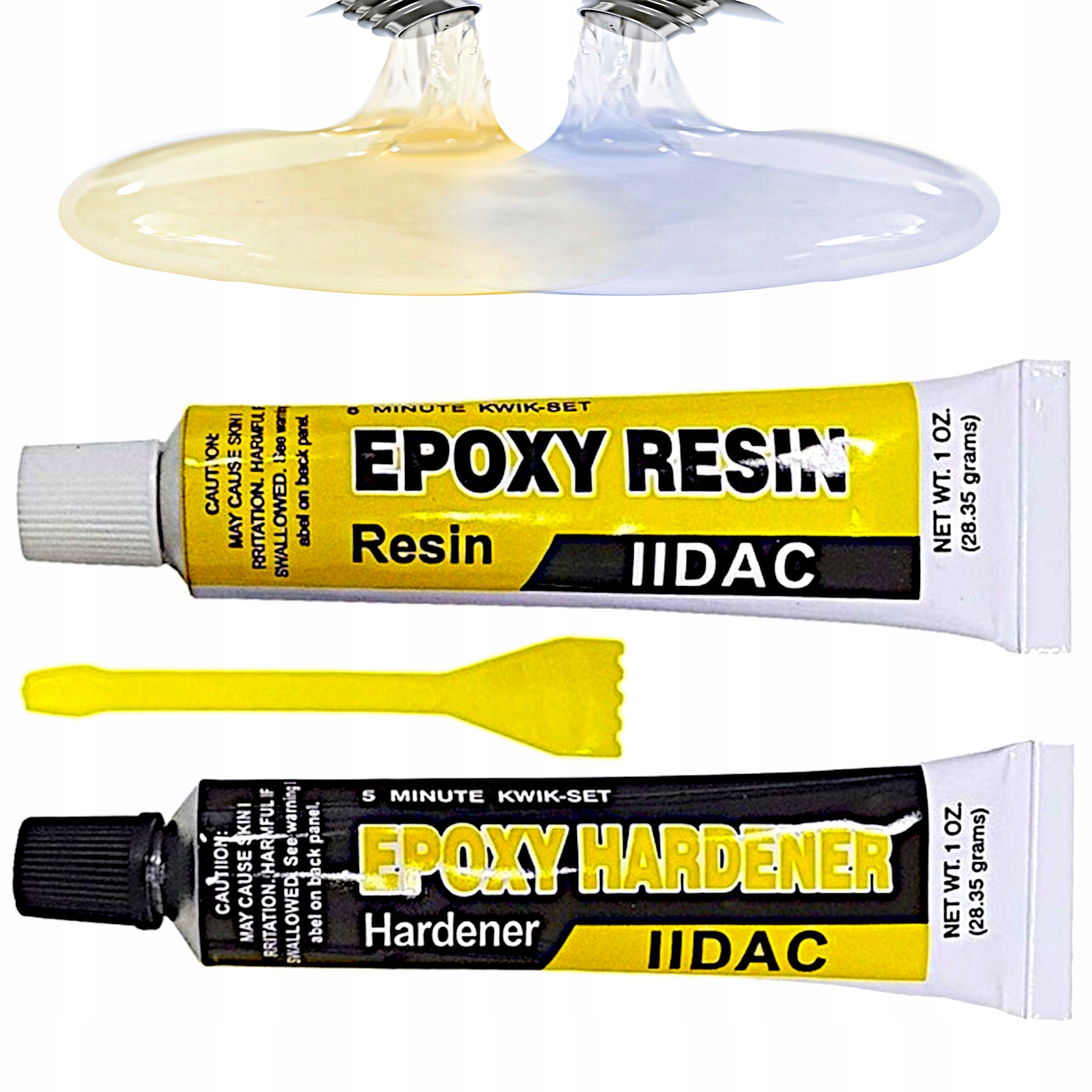 Klej Dwuskładnikowy Epoksydowy Do Szkła Metalu Spawanie Na Zimno 16g