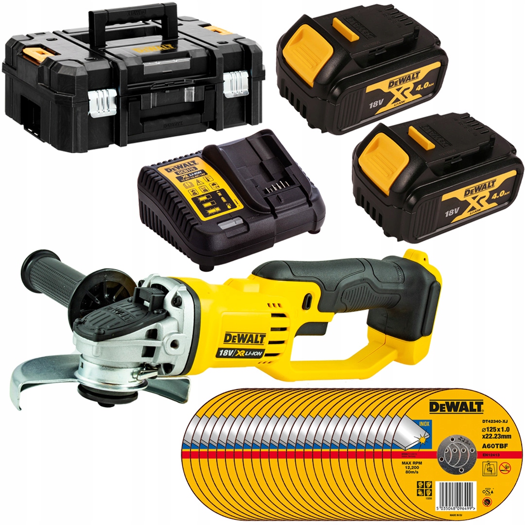 DeWalt DCG412M2 SZLIFIERKA KĄTOWA 125 18V +25TARCZ