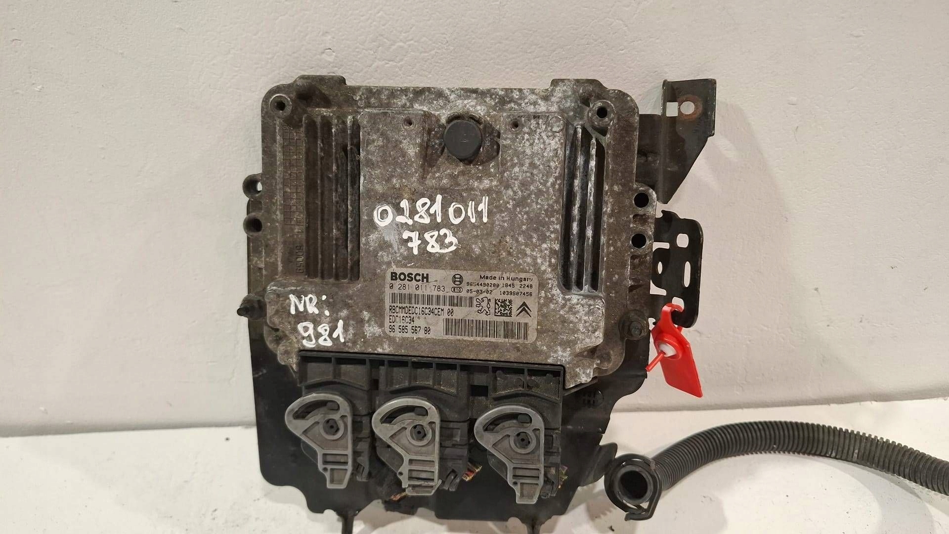 control unit of the engine computer 0281011783 Peugeot Citroen 1.4 HDI