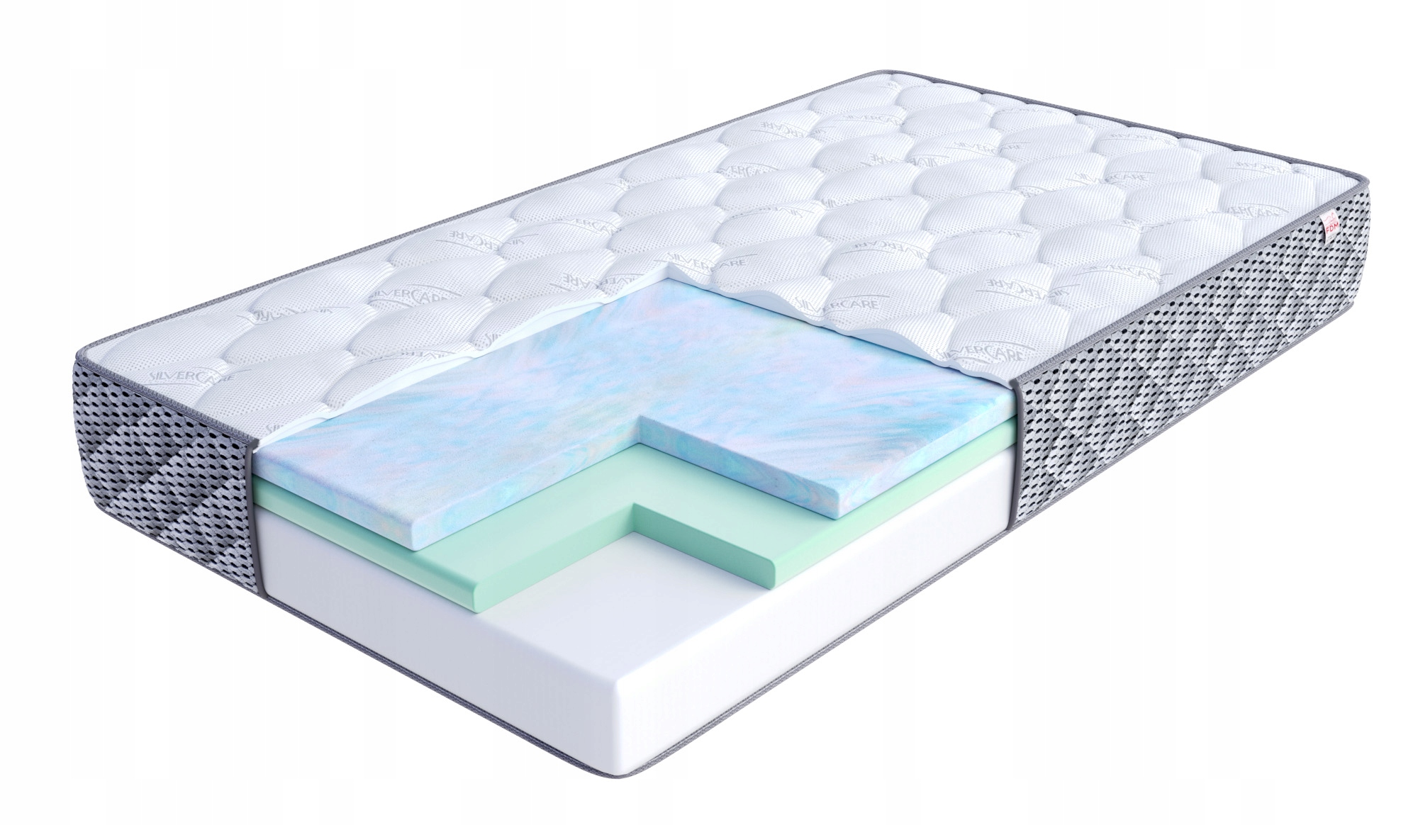 Matrace 120x200 pěnová Fdm Nordic Visco Bubblegum Hr