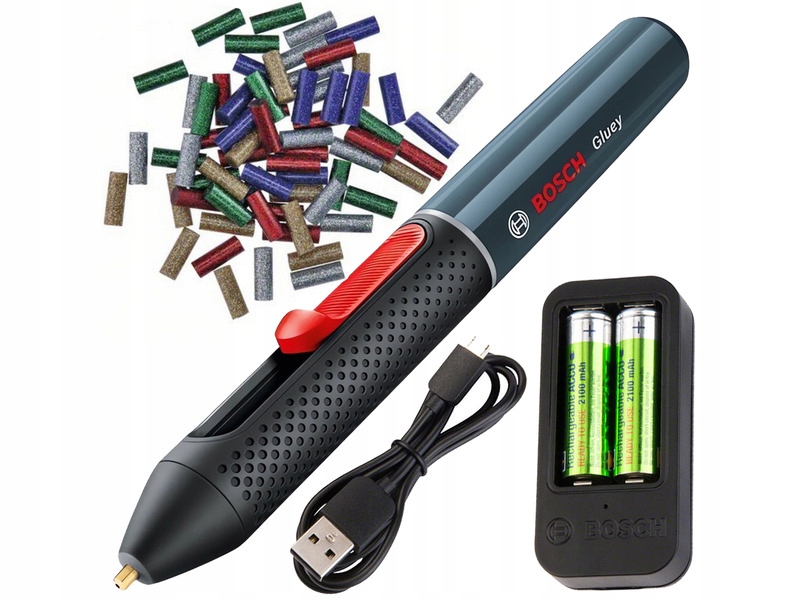 AKUMULATOROWY PISTOLET DO KLEJU BOSCH +WKŁADY