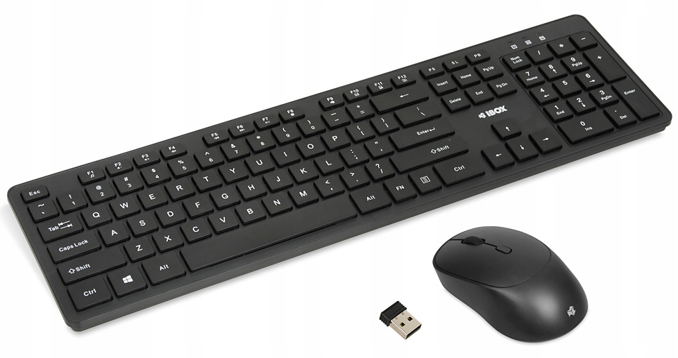 Ibox Zestaw Bezprzewodowej Klawiatura Myszka