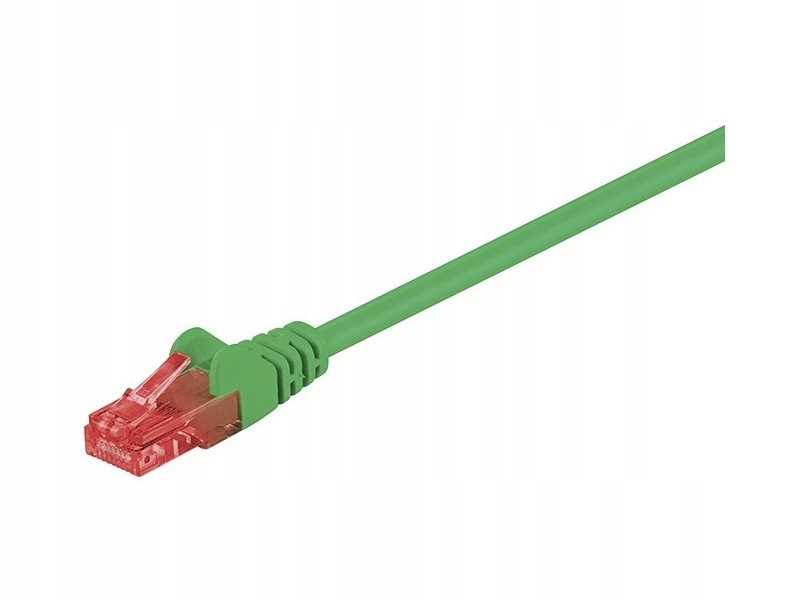 Goobay CAT 6-700 UTP Green 7m kabel sieciowy Zielony