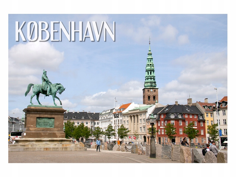 KOPENHAGA - Christiansborg - Magnes na lodówkę