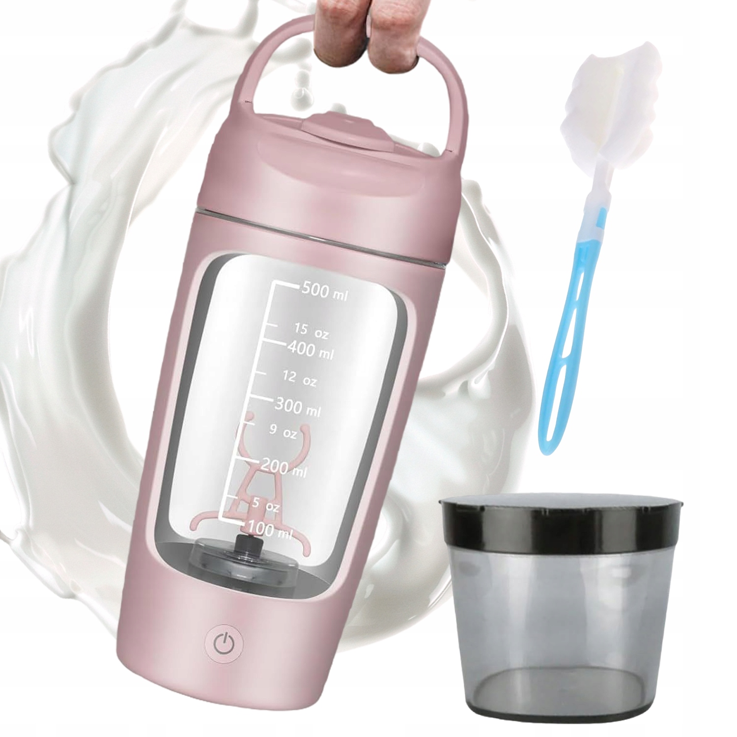Szejker Do Odżywek Shaker Przenośny Elektryczny Usb 650ML 1200mAh