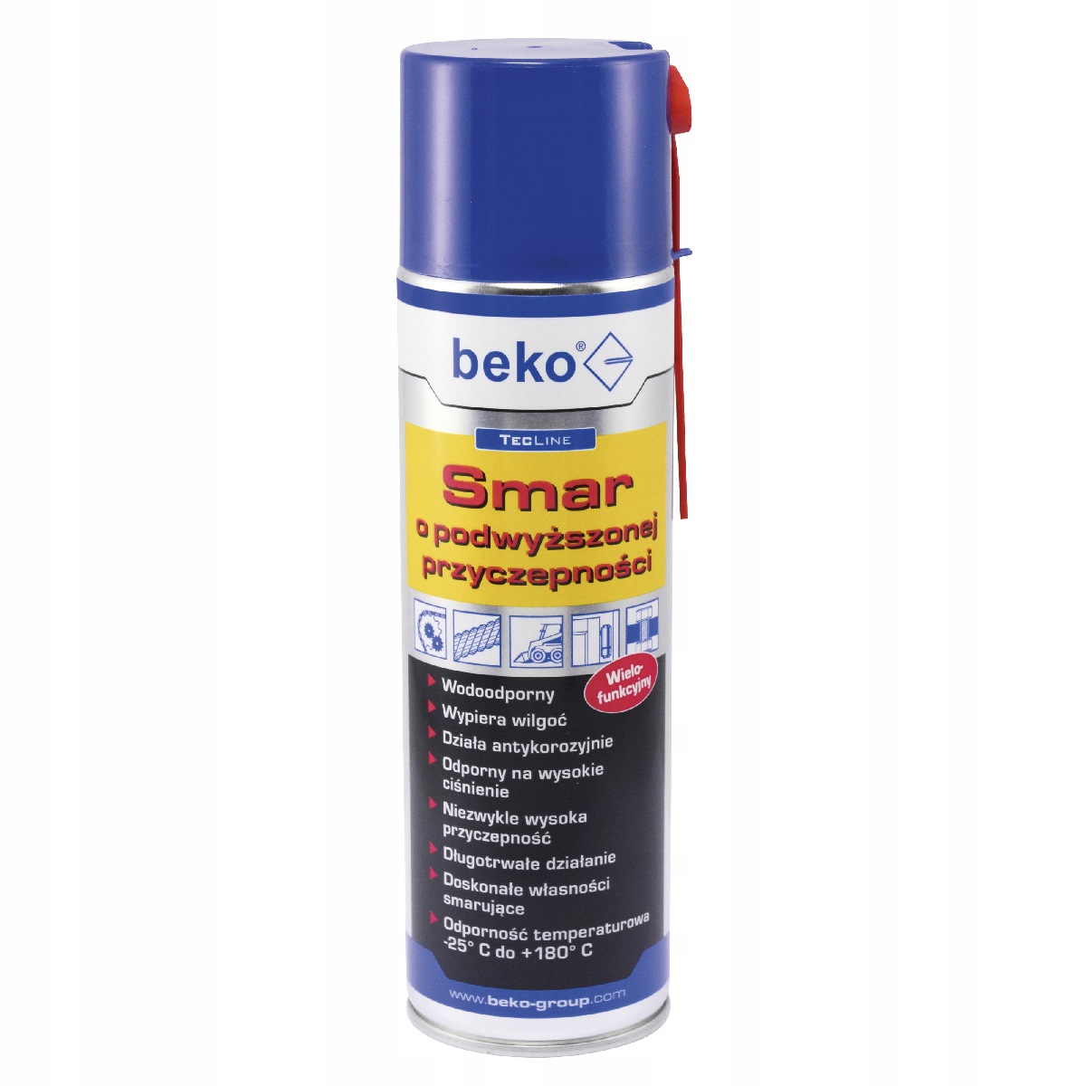 Smar W Sprayu Do Łańcuchów Wysoka Przyczepność Tecline 500ML 2981500 Beko