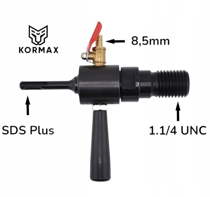 Adapter Sds Plus na 1.1/4 Unc Chłodzenie otwornica wiertło koronowe Sds+