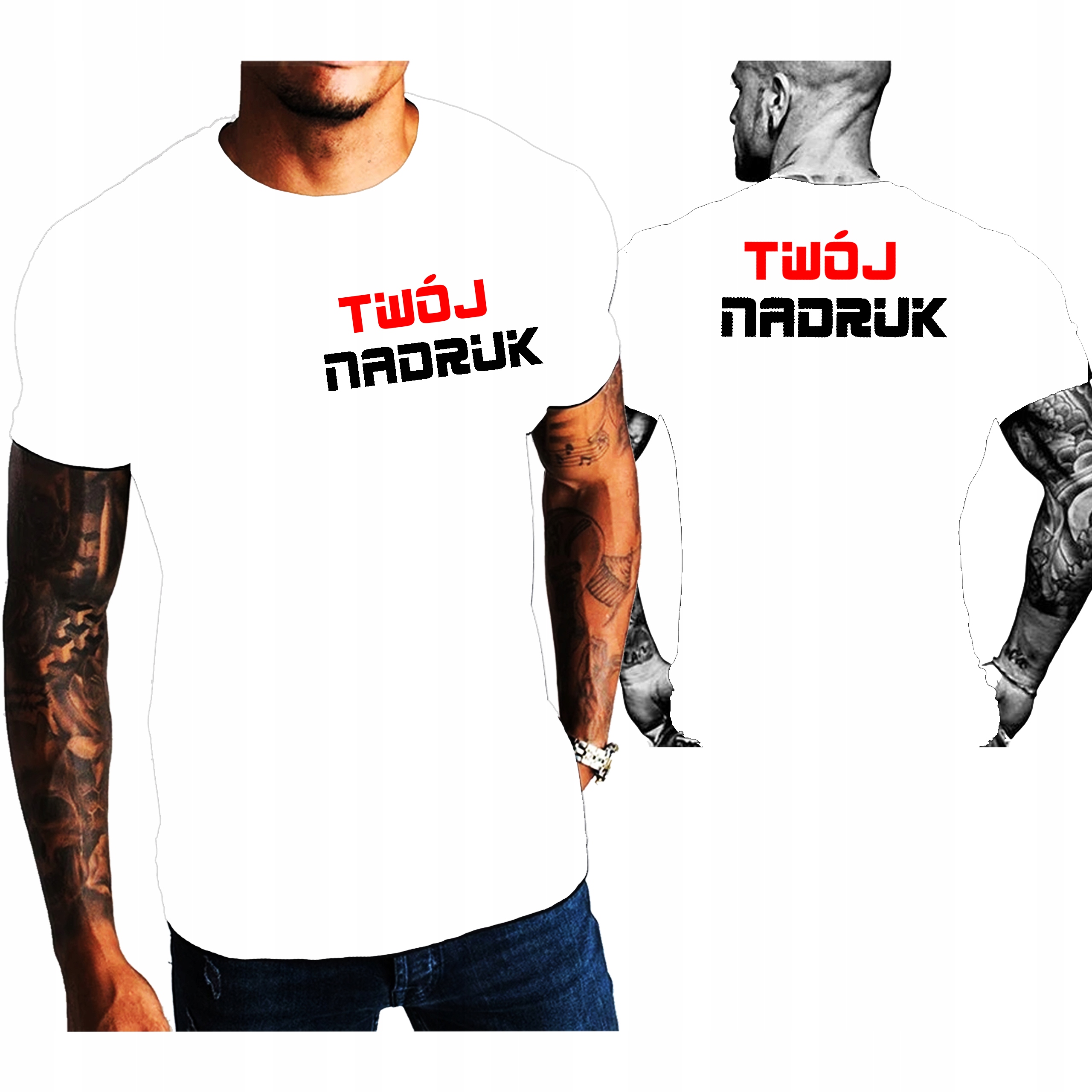 

Koszulka z własnym napisem / nadrukiem / logo 3XL