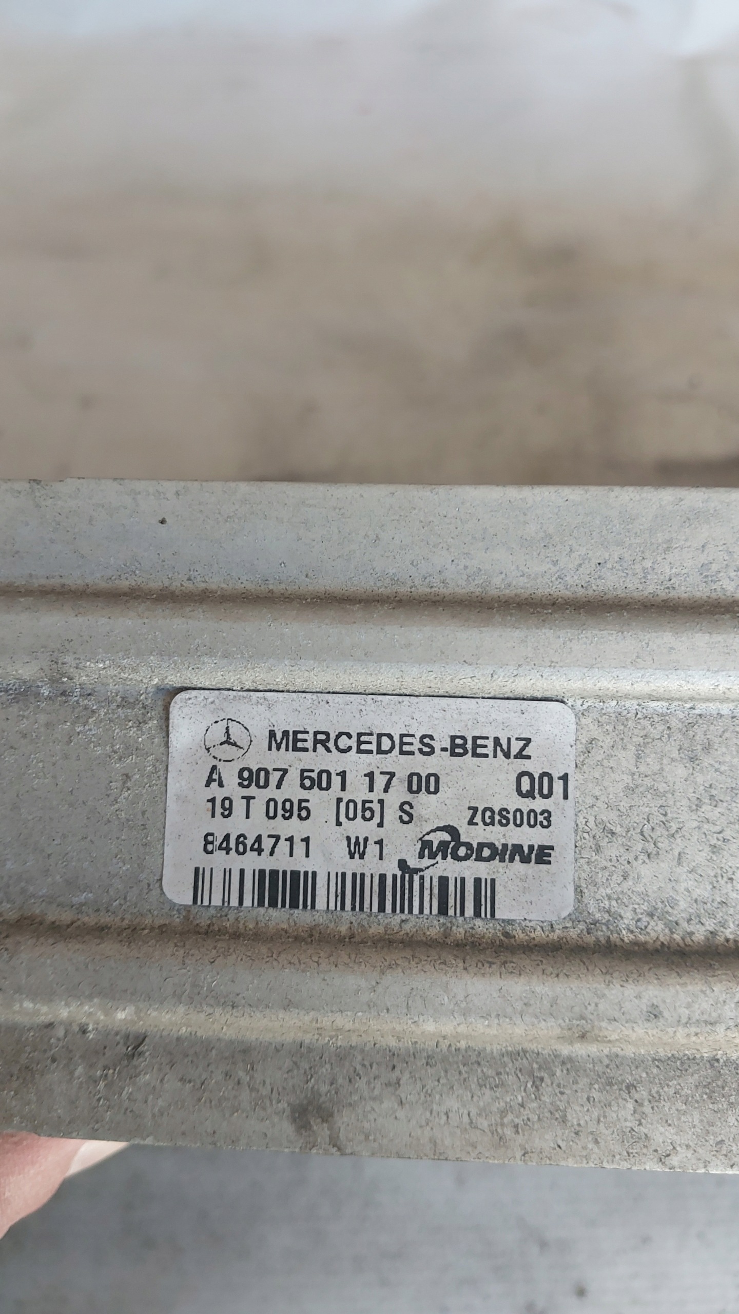 INTERCOOLER MERCEDES SPRINTER W907/910 18- 3.0 CDI A9075011700 9075011700
