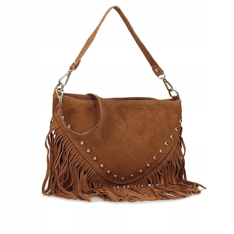 Kožená Kabelka Přes Rameno Kabelka přes rameno Toscanio G131 Ruda