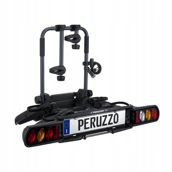 Peruzzo Nosič bicyklov na ťažné zariadenie Pure Instinct 2 bicykle, kompatibilný s elektrobicyklami