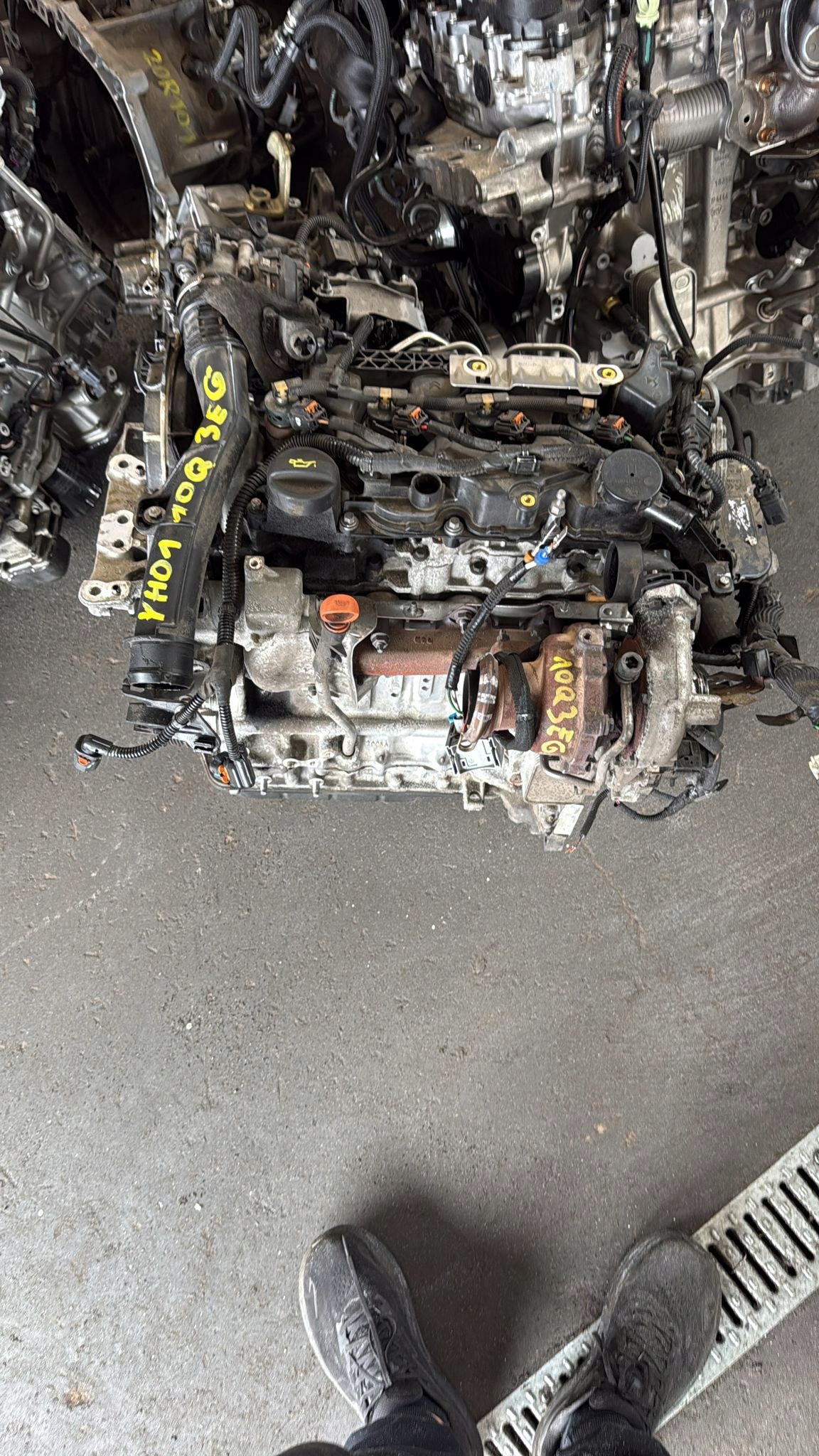 engine complete PEUGEOT PSA YH01 10Q3EG 80TYS KM