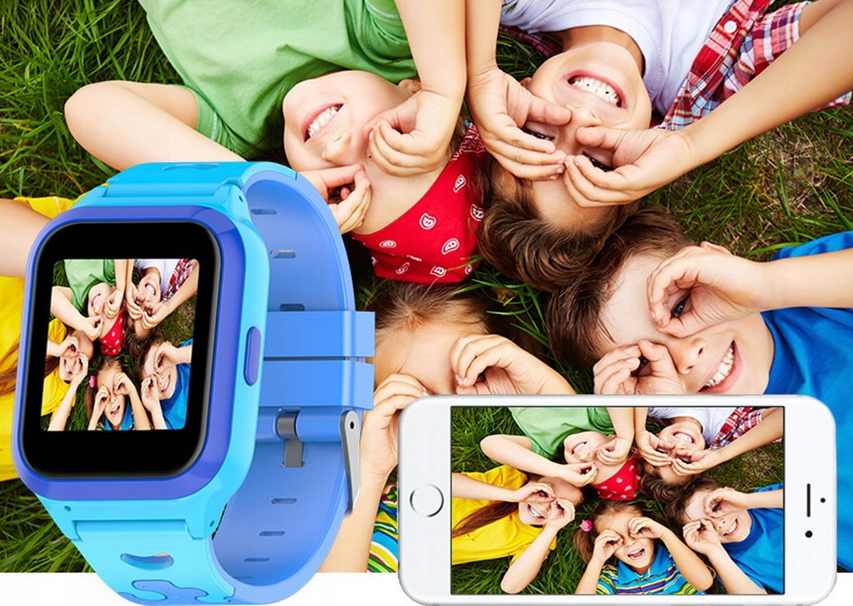 SMARTWATCH zegarek SMARTBAND Pulsometr Krokomierz Kształt koperty prostokątna