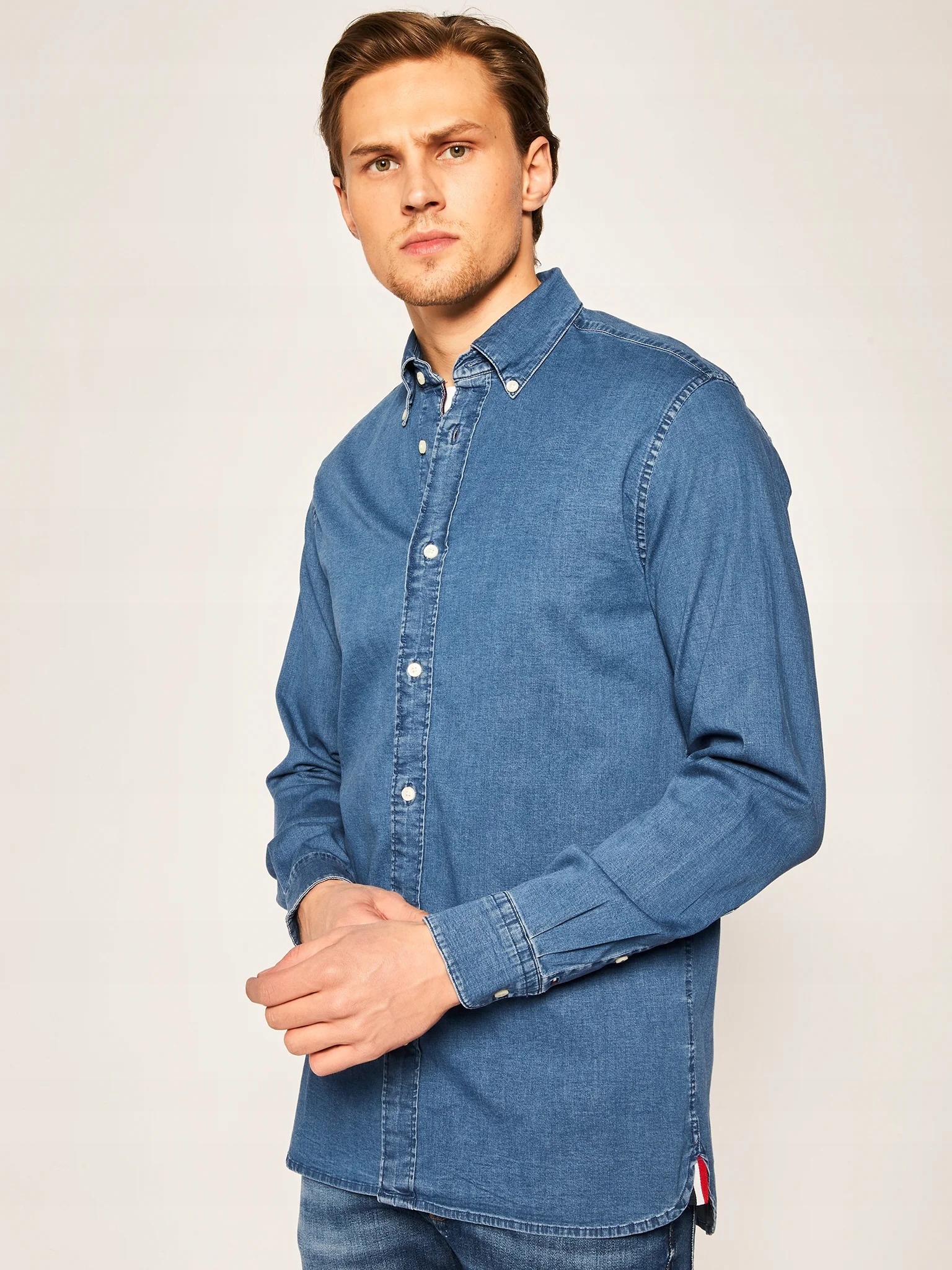 Tommy Hilfiger Košile Organic Strech Denim R S