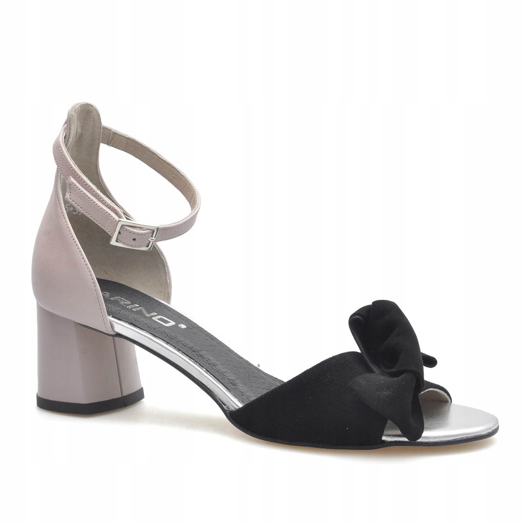 Sandály Karino 3265/125-P Černé/Růžové lico 37