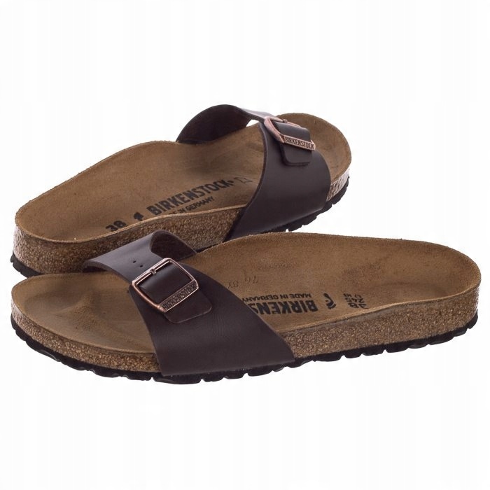

Klapki Birkenstock Madrid Bs Dark Brown 40393 Lato