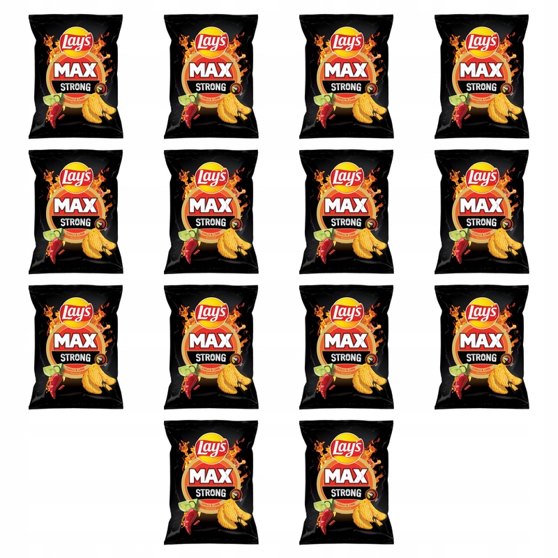 Lay's Max Strong Chilli&Lime 250g X14