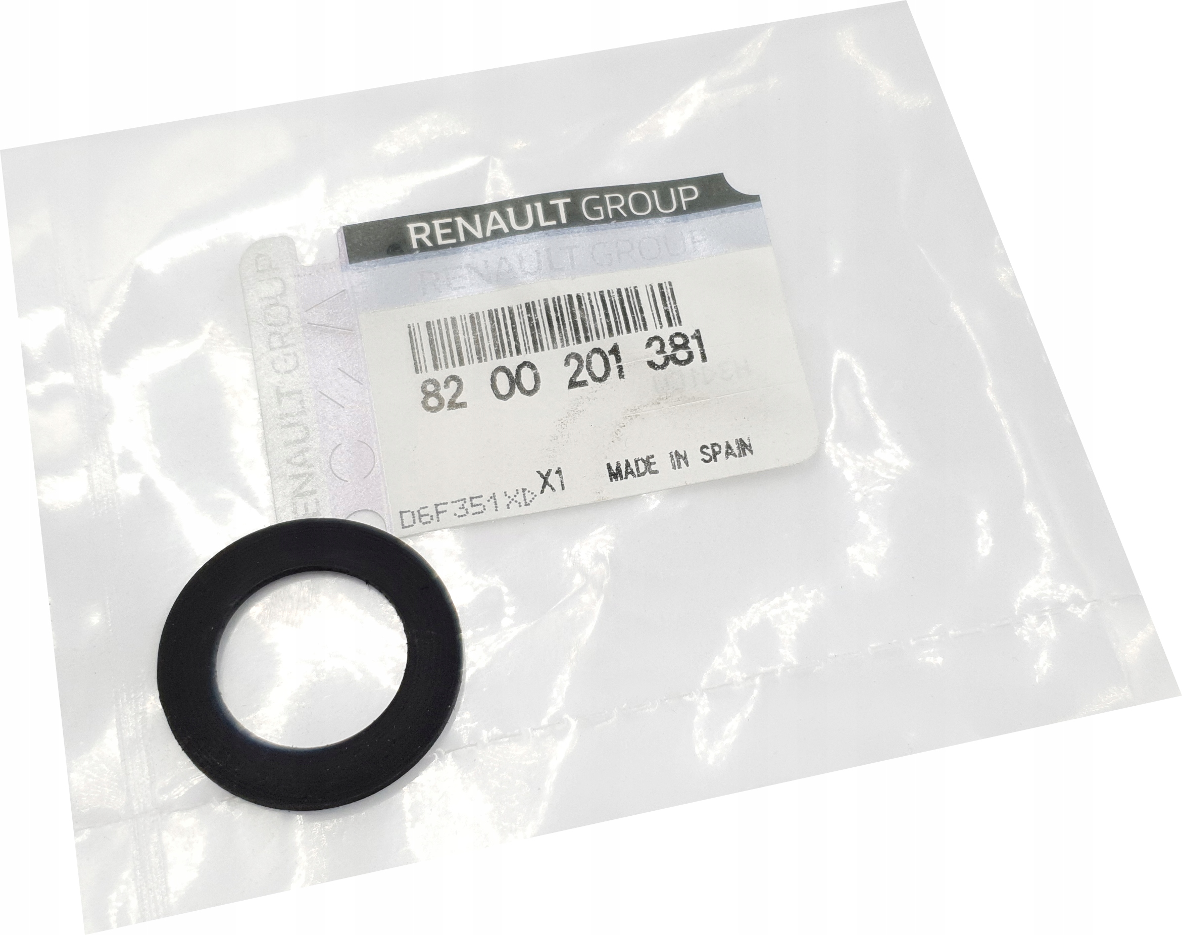 RENAULT USZCZELKA KOREK SKRZYNI BIEGÓW 8200201381