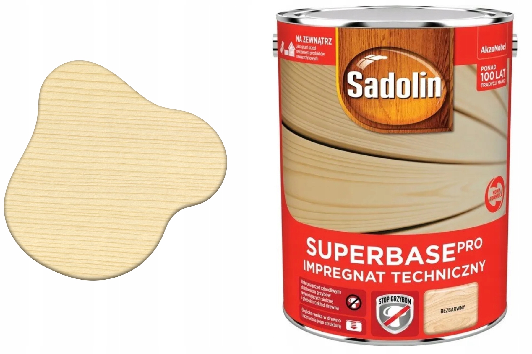Impregnat techniczny Sadolin Superbase Pro bezbarwny 5L