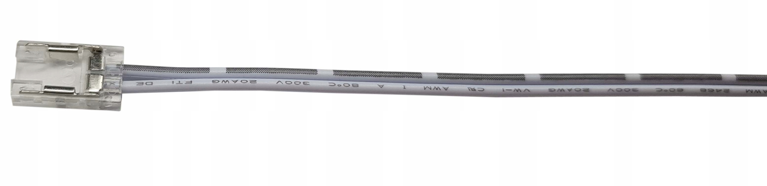 

Złączka do taśm Led Cob IP20 8mm łącznik z kablem