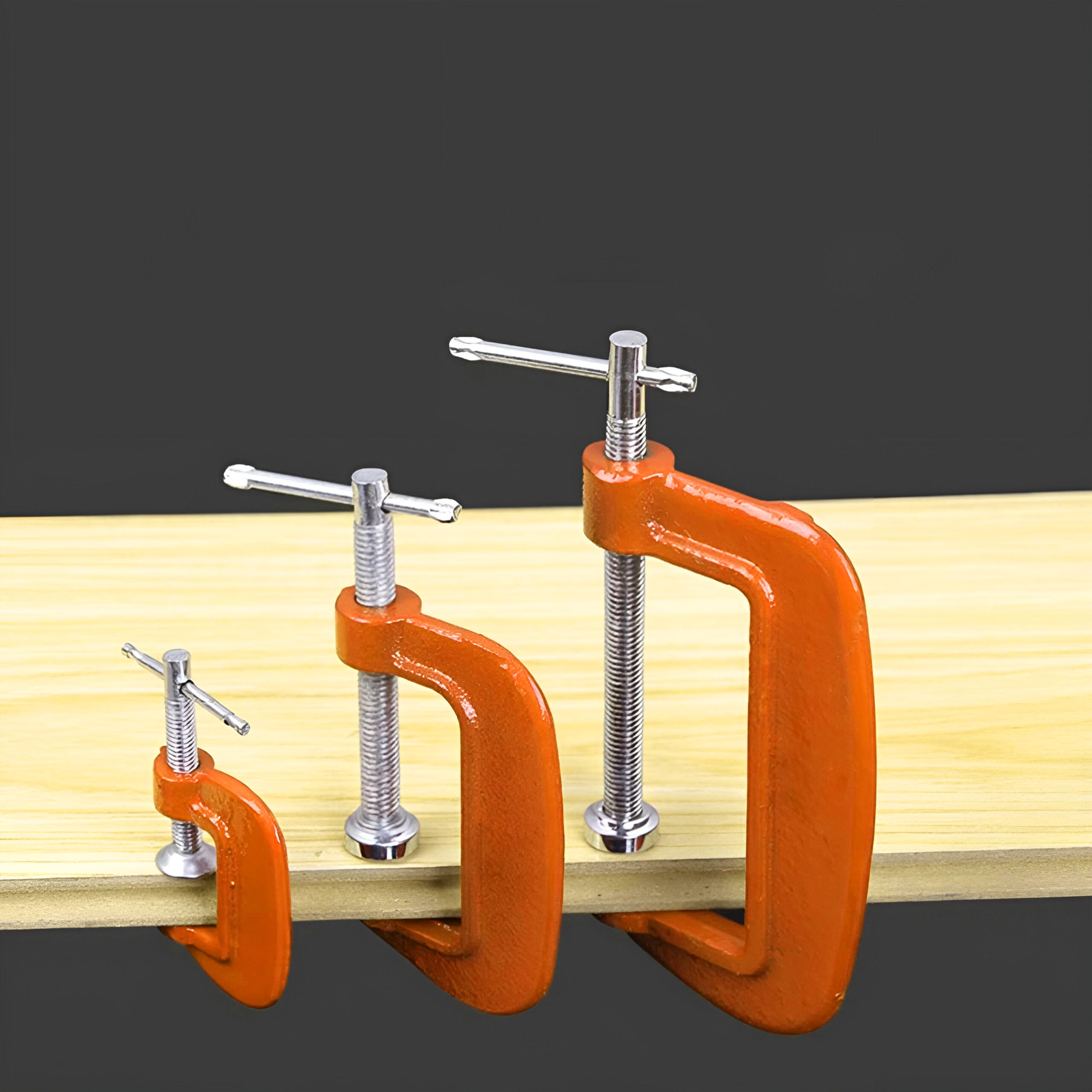 ŚCISK STOLARSKI ZACISK ŚLUSARSKI DO WARSZTATU UCHWYT TYPU C 3 szt. Rodzaj stolarski