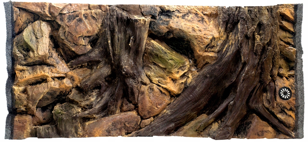 

Tło Strukturalne 3D Do Akwarium 100x50cm Korzeń