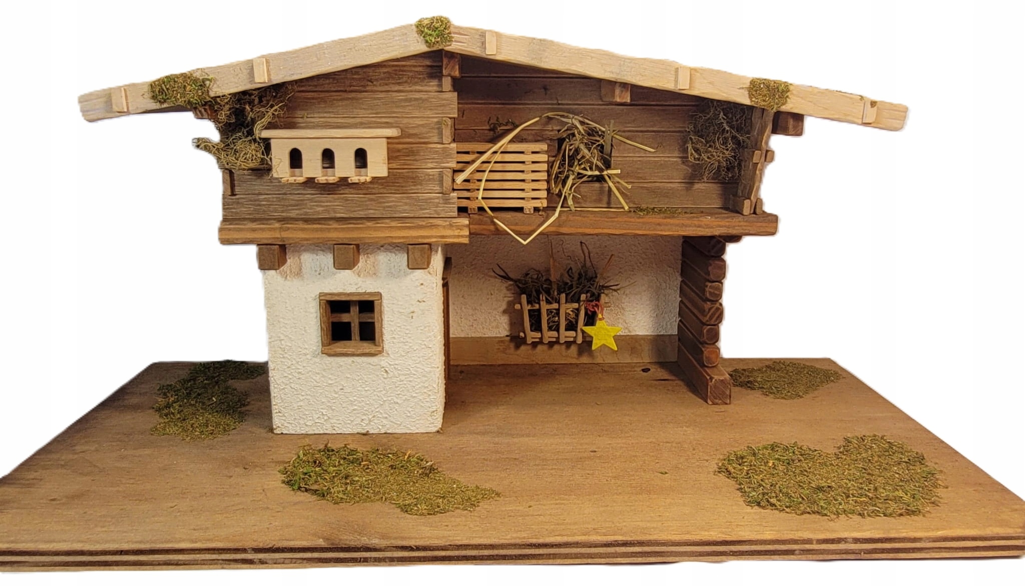 Vianočný Betlehem 54x30x30 cm, pre postavy 12 cm