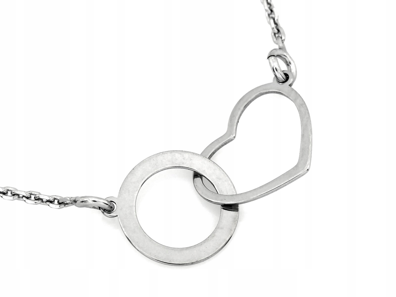 Stříbrný náhrdelník 925 Celebrity Srdce pro ženy bez kamenů jako dárek