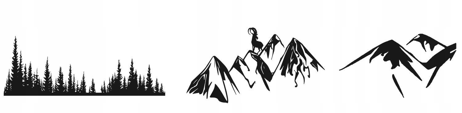 NAKLEJKA MOTYW NA AUTO 3 CZĘŚCIOWA DUŻA 180cm Numer katalogowy producenta MG318